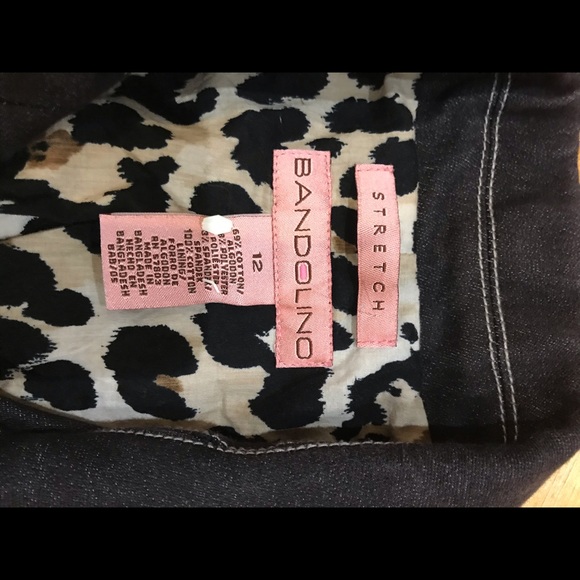 Bandolino jacket with Leopard Print Lining Sz 12 - Picture 3 of 7